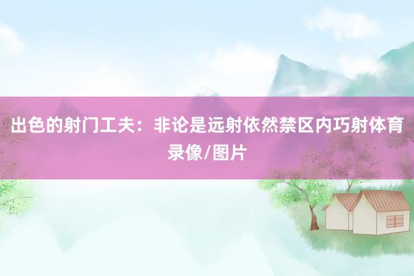 出色的射门工夫：非论是远射依然禁区内巧射体育录像/图片