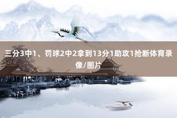 三分3中1、罚球2中2拿到13分1助攻1抢断体育录像/图片