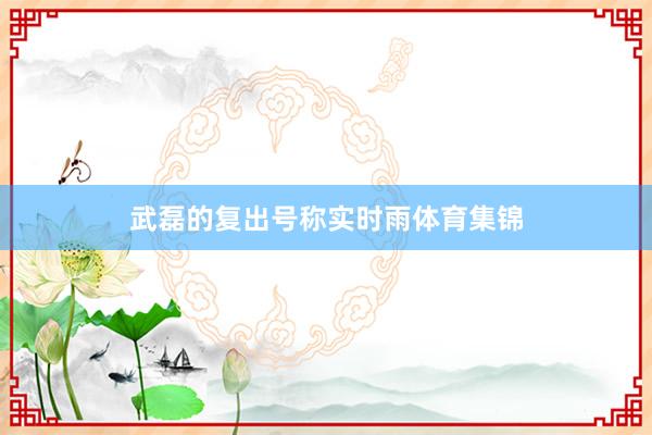 武磊的复出号称实时雨体育集锦