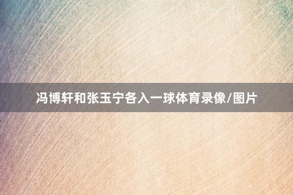 冯博轩和张玉宁各入一球体育录像/图片