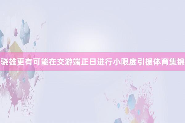 骁雄更有可能在交游端正日进行小限度引援体育集锦
