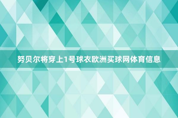 努贝尔将穿上1号球衣欧洲买球网体育信息