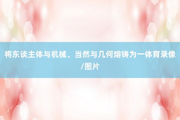 将东谈主体与机械、当然与几何熔铸为一体育录像/图片